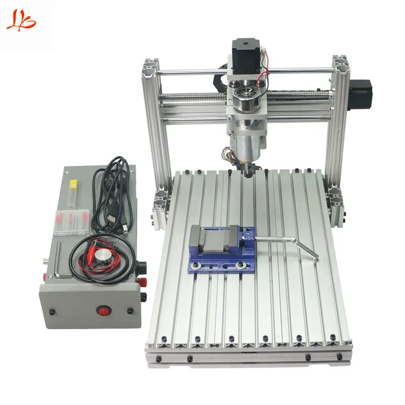 DIY CNC 3040 металлический гравер фрезерный станок 3 оси 4 оси 5 осей USB порт 400 вт PCB резьба по дереву шариковый винт Mach3 управление чпу маршрутизатор - Цвет: 3axis usb type