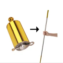 Bâton d'auto défense, bâton télescopique, bâton en acier élastique, 110cm, silencieux et léger, nouveauté