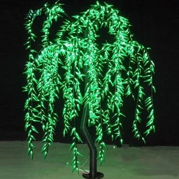 

Led Artificial Willow Weeping Tree Light LED 1152pcs LEDs 2m/6.6FT Rainproof Indoor Outdoor Use fairygarden Christmas Decoration