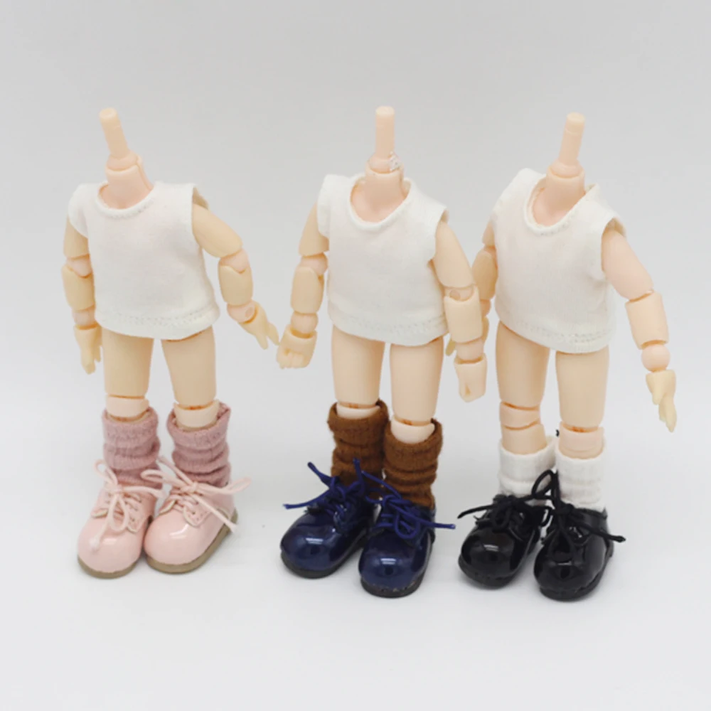 OB11 Doll PU Leather Shoes Suitable for 1/12 BJD GSC obitsu11 doll Accessories