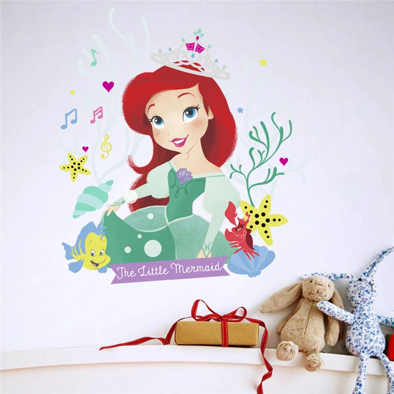 Rapunzel Snow White Cinderalle Belle Ariel Princess Wall Stickers For Kids Room Decoration Diy Cartoon Wall Art Decal Pvc Poster Rapunzel Snow White Cinderalle Belle Ariel Princess Wall Stickers For Kids Room Decoration Diy Cartoon Wall Art Decal Pvc Poster