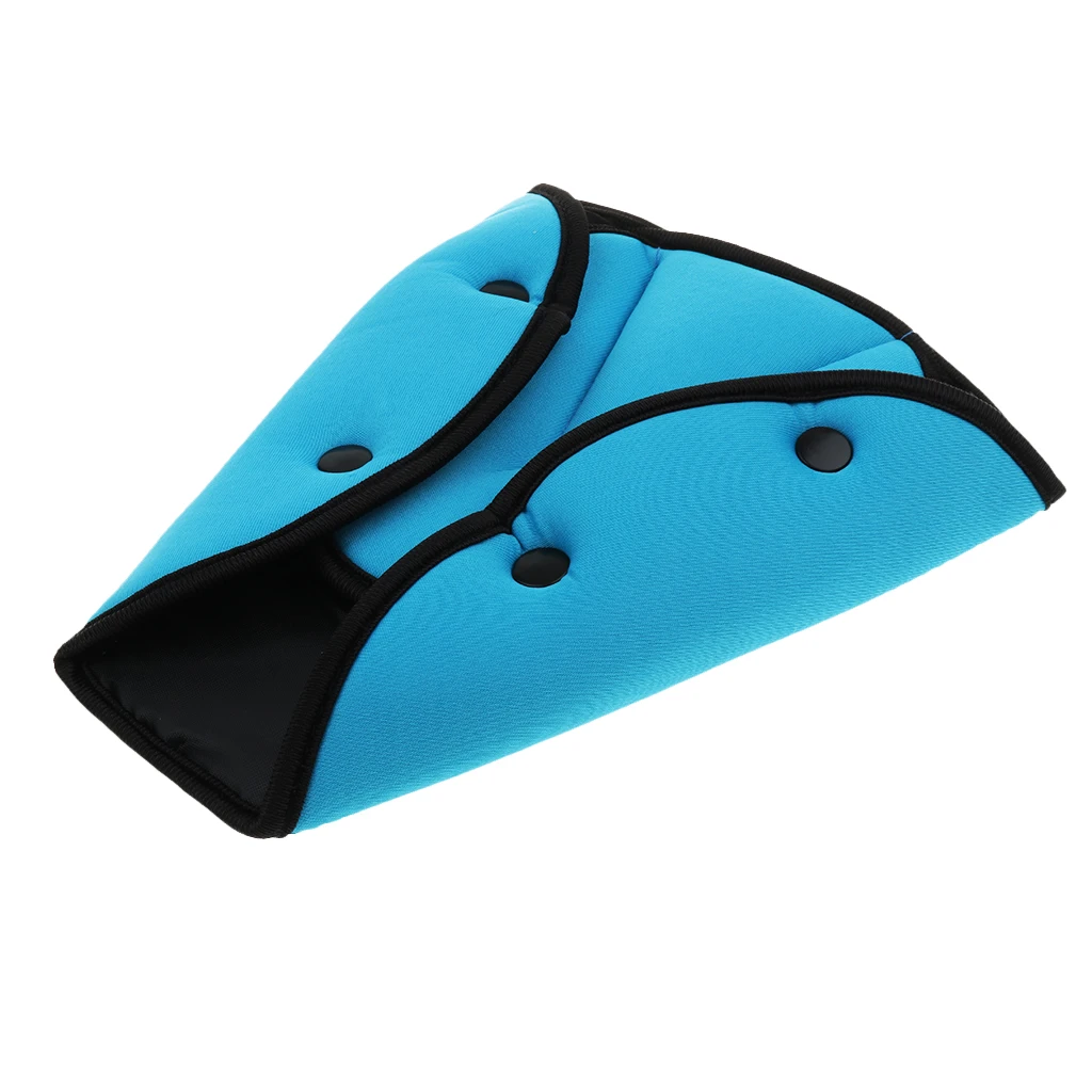 Car Seat Safety Belt Cover Sturdy Adjustable Triangle Safety Seat Belt Pad Clips Baby Child Protective Cover Shoulder Seat Belt 