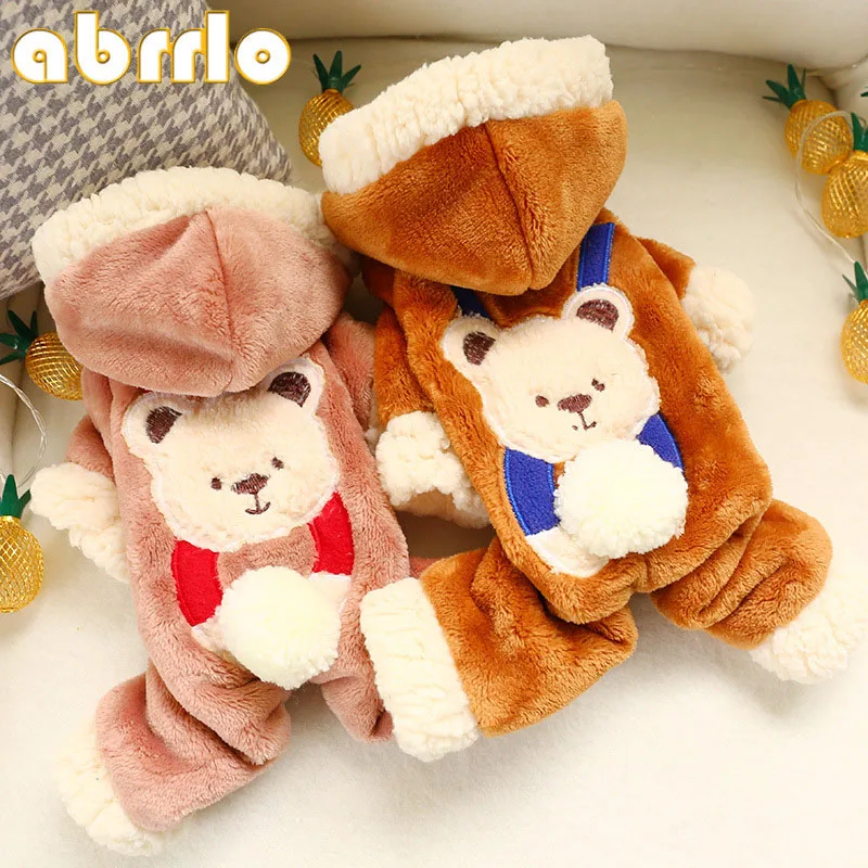 

Abrrlo Lovely Winter Warm Dog Clothes Chihuahua Yorkshire Jumpsuits Cotton Puppy Clothing Dog Coat Jacket Pet Clothes For Dogs