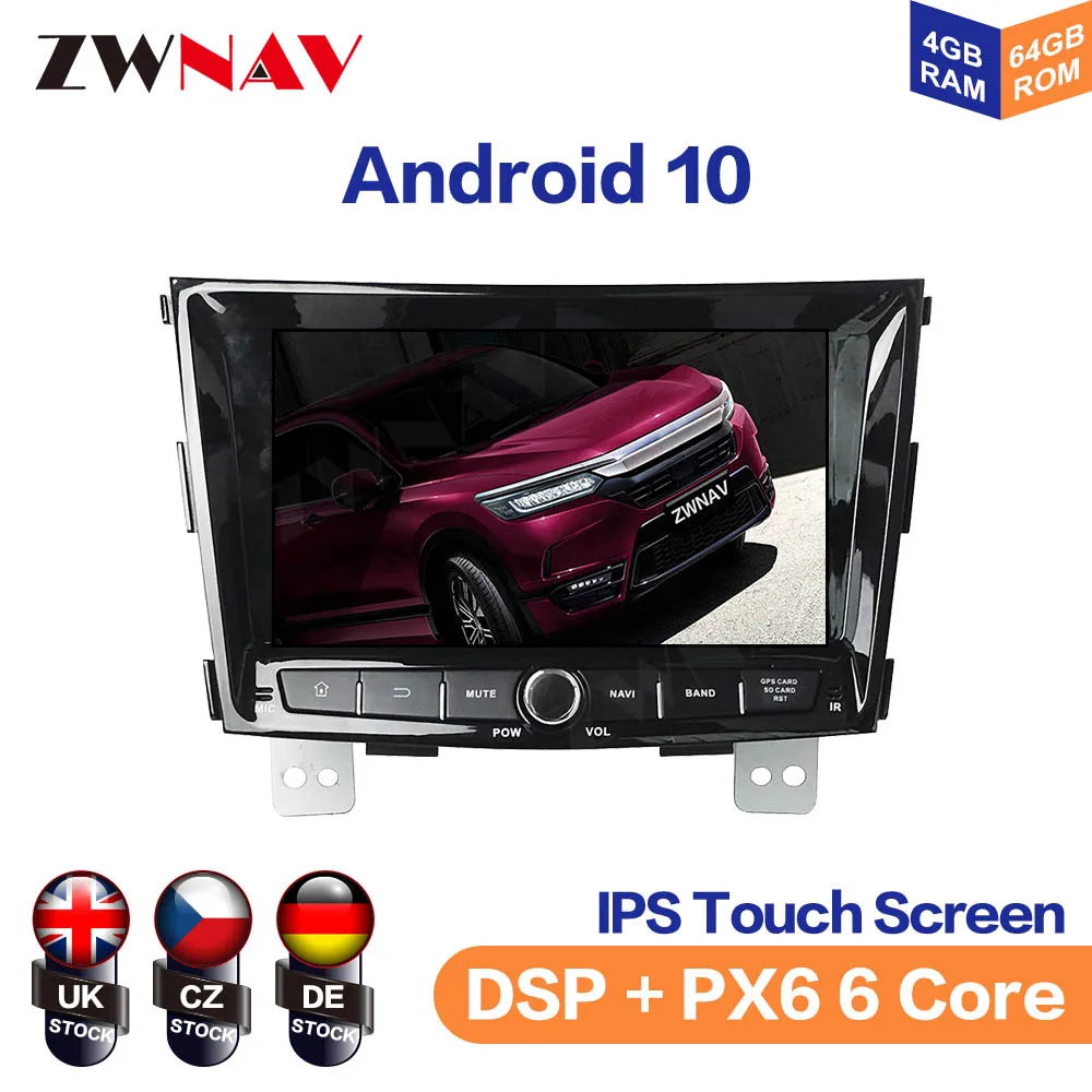 

Android 10.0 4G 64GB GPS Multimedia Radio Player For HYUNDAI tivolan GPS Navigation video stereo headunit with bluetooth DSP