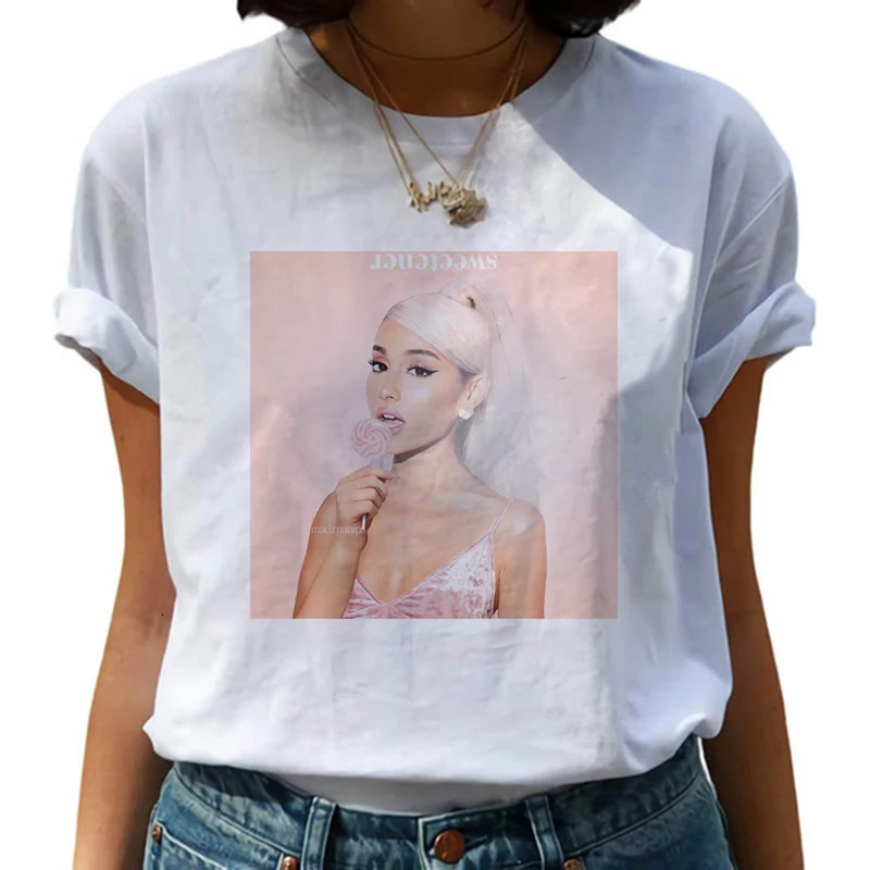 Ariana Grande Thank You, next Harajuku футболка женская Ullzang 7 колец 90s футболка Эстетическая хип-хоп футболка модные футболки женские