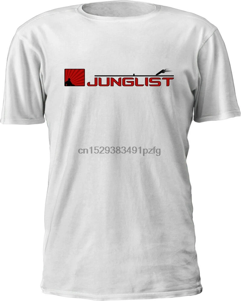 Junglist Turntable DJ Mens T-Shirt Jungle Drum Bass Movement Electronic Laser |