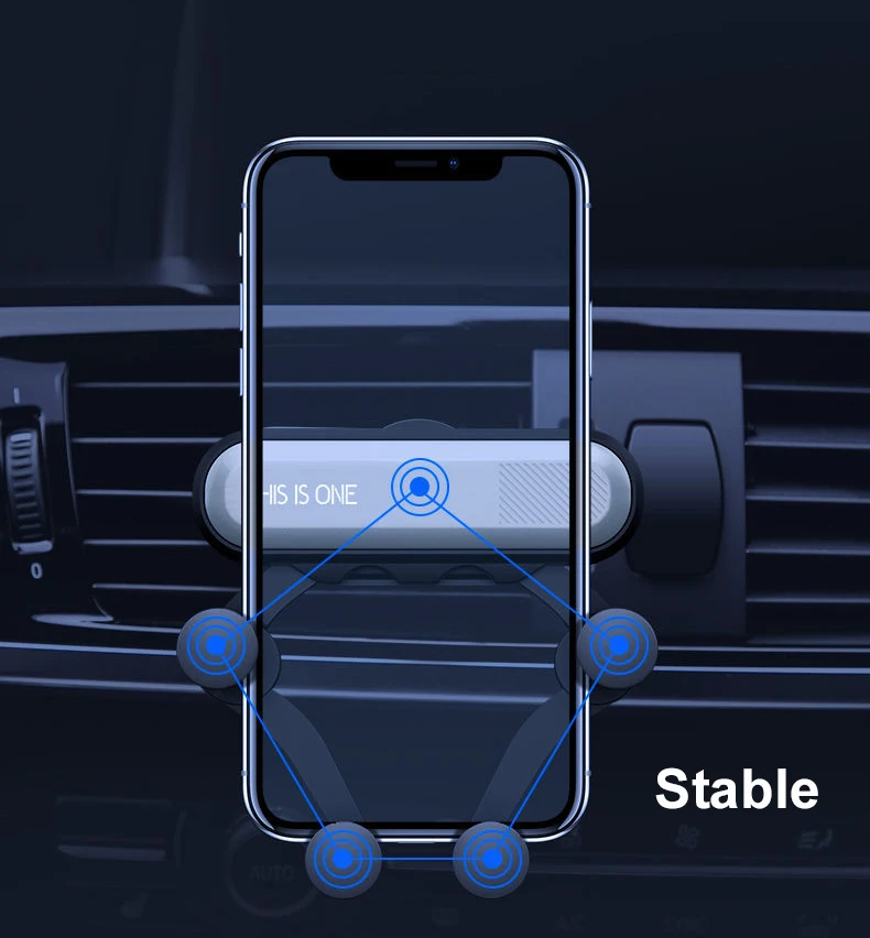 Гравитационный Автомобильный держатель для телефона в Автомобиле вентиляционное отверстие крепление без магнитного держателя мобильного телефона Подставка для iPhone XS MAX Xiaomi huawei