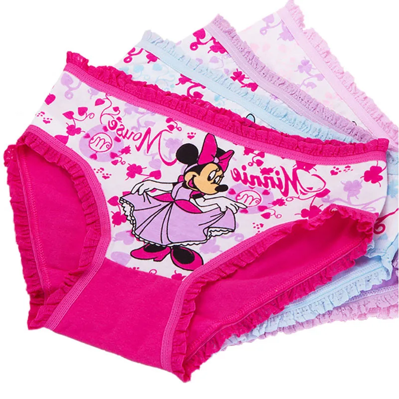 4pcs/lot fashion kids panties girls' baby underwear lovely child panties female clothing children cartoon Underwear briefs Girl