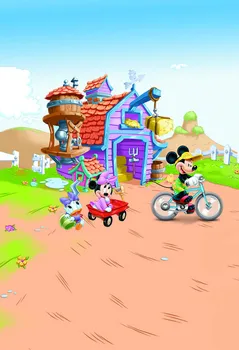 

Photography background Cartoon Mickey Mouse Custom Child Birthday Party Photo Studio Backdrops Banner