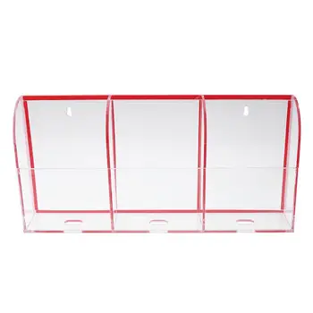 

1 Pc Remote Control Holder Acrylic Wall Mounted Phone Charging Rack Storage Box Container for Living Room Bedroom Kitchen