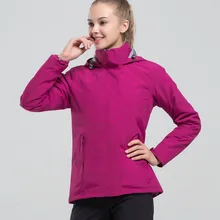 Стиль открытый альпинизм плащ куртка мужчины и женщины три-в-цельный водонепроницаемый ветрозащитный Спецодежда настраиваемый