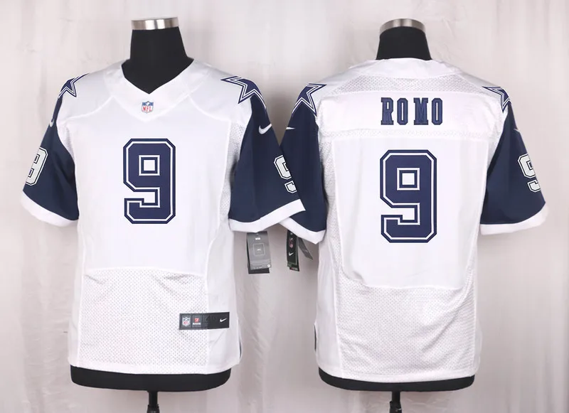 Черный Stitiched,High quality,Dallas s Troy Aikman Tony Romo Roger Staubach Emmitt Smith Morris Claiborne for mens Jersey - Цвет: Черный