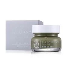 1 шт. отбеливающая маска от акне, очищающая увлажняющая маска для лица, грязевая маска для ухода за кожей лица, 80 г