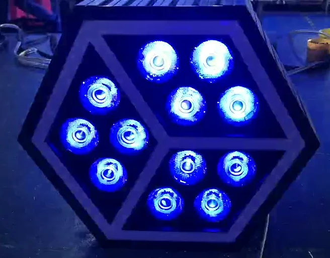 E-(4/Лот) Высокое качество Smart Cube quad цвета 12X10 Вт RGBW 4 в 1 Led Par Светильник