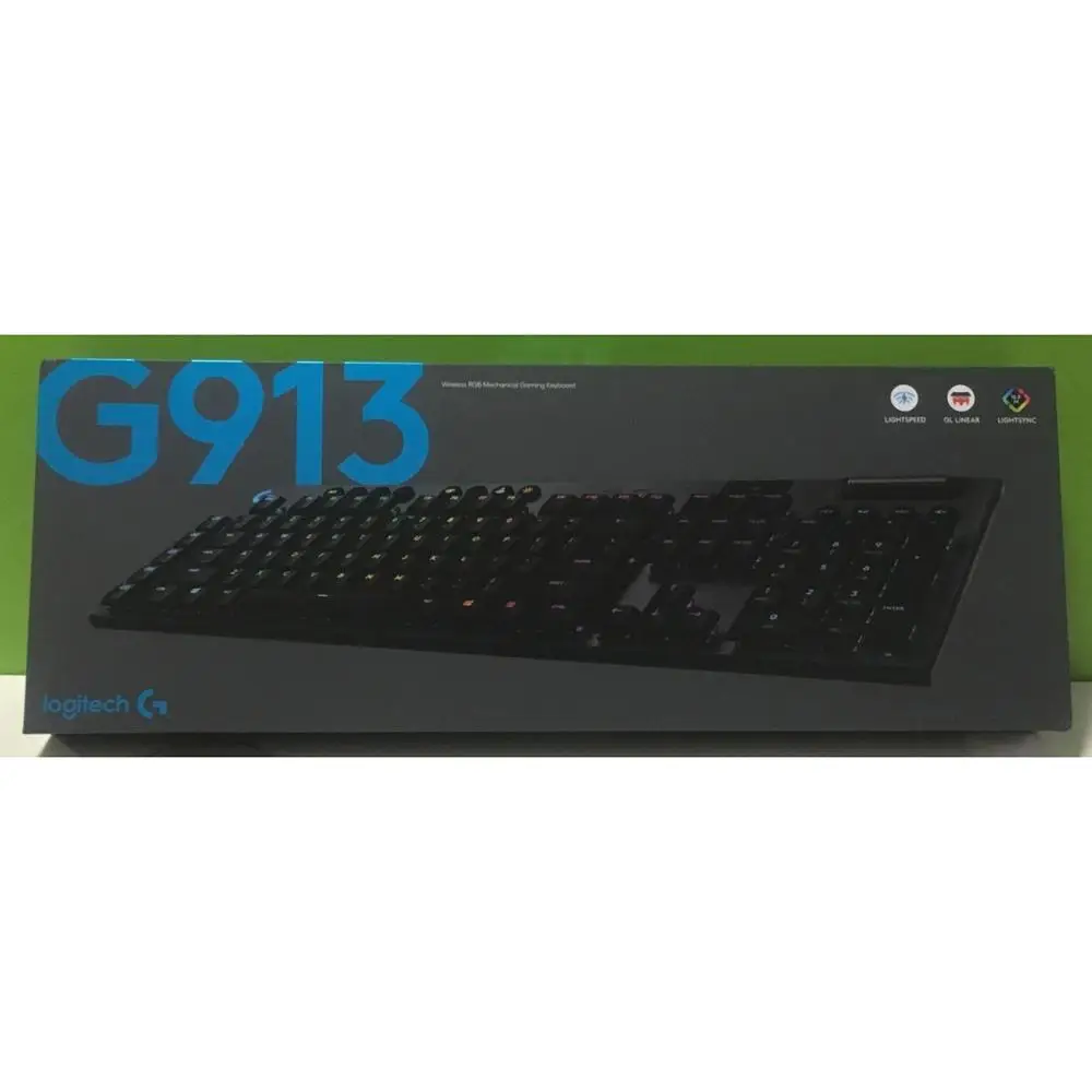 Logitech G913 LIGHTSPEED Беспроводная Bluetooth Механическая игровая клавиатура RGB подсветка
