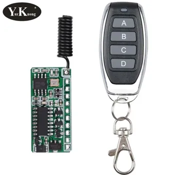 

LOW Level TTL Decoding Receiver Module 4CH Wireless Receiver Module LOW Level 3.7V 6V 12V 5V Output 4ch GND - Module Door Access