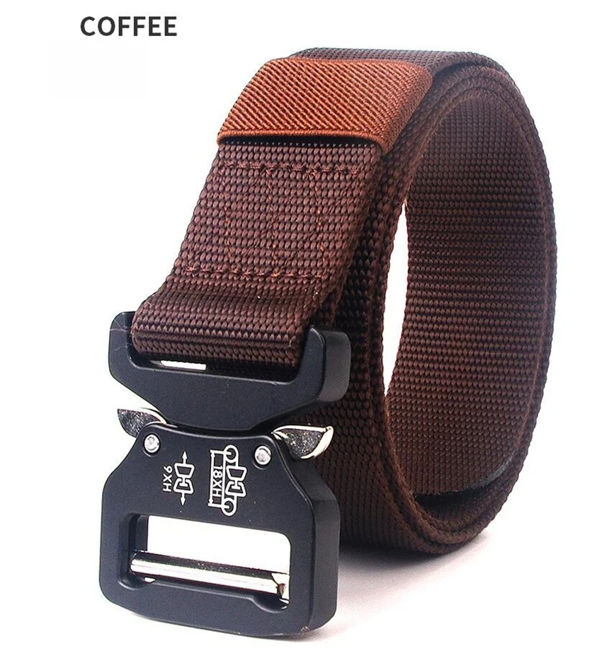 Gürtel für Herren, Segeltuch, taktische Gürtelschnalle, Jeans, Schnellverschluss-Schnallen, lässige Nylon-Taillengürtel gürtel jeans gürtel herren gürtel damen belt ремень gürtel für männer männer geschenk ремень женск – Detail 2
