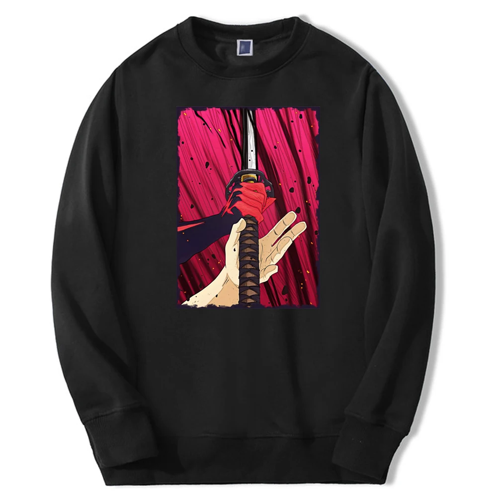 

Classics Japan Warrior Knight Samurai 2021 Autumn Male Loose Sweatshirts Oversized Print Streetwear Male Fleece Streetwear