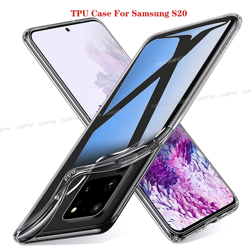 Мягкий прозрачный тонкий защитный чехол для Samsunf S20 Ультратонкий Samsung Ultra Plus