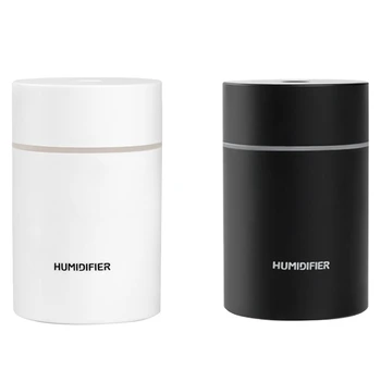 

Ultrasonic Portable Air Humidifier 300Ml for Home Car USB Aromatherapy Humidifiers for with LED Night Lamp