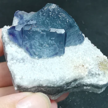 

95.2g100% natural rare blue green fluorite cluster mineral crystal specimen stone and Crystal Healing Crystal