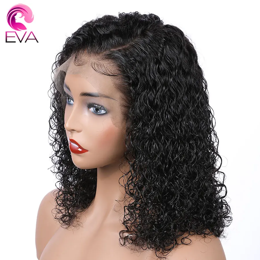 Эва(этиленвинилацетат) волос 13x6 глубокое разделение Синтетические волосы на кружеве человеческих волос парики с ребенком волнистые волосы, для придания объема бразильские парики Remy для Для женщин