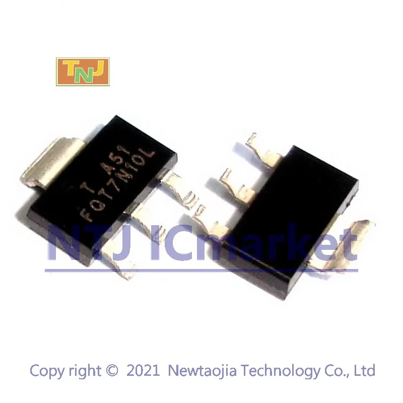 10 шт. FQT7N10LTF SOT-223 FQT7N10L FQT 7N10L 100V LOGIC N-Channel MOSFET | Электронные компоненты и