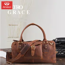 Mad Horseleather винтажные дорожные сумки большой емкости кожаные сумки для рук дорожные сумки многофункциональные кожаные сумки