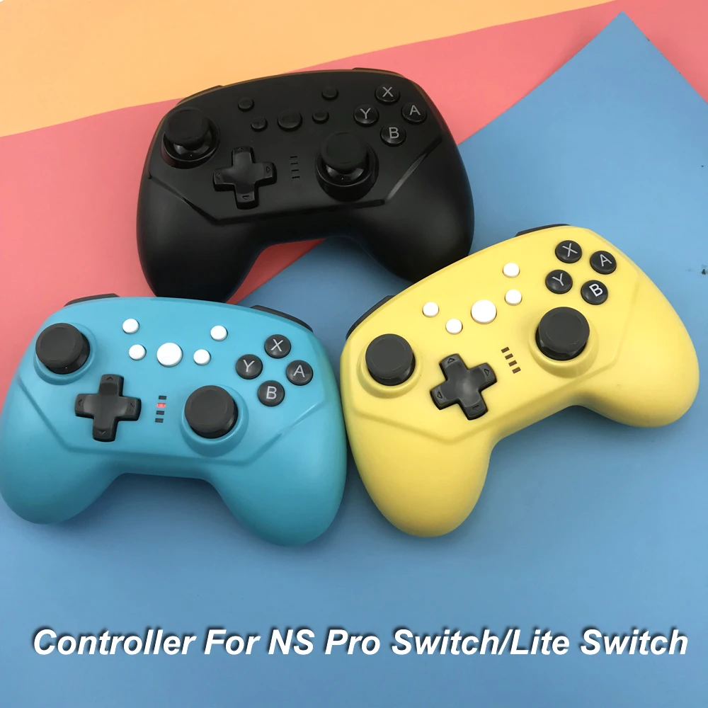 Wireless Bluetooth Controller For NS Pro Switch Lite Switch Gamepad Joystick supports TURBO six axis gyroscope