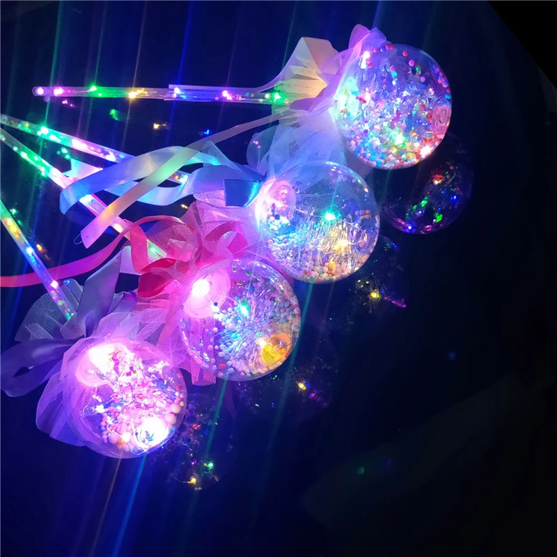 СВЕТОДИОДНЫЙ Магический бар с волнистым шаром, Рождественский детский светильник, игрушки для концерта, сказочный светильник Kpop