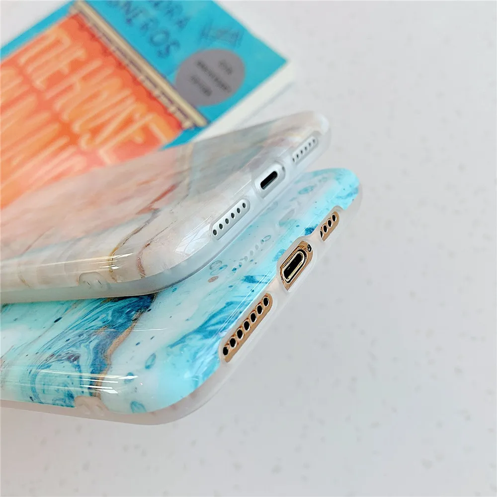 INS Стиль Мрамор чехол подставка для телефона samsung A51 A50 A70 A40 S8 S9 S10 Note 8 9 10 плюс S10E
