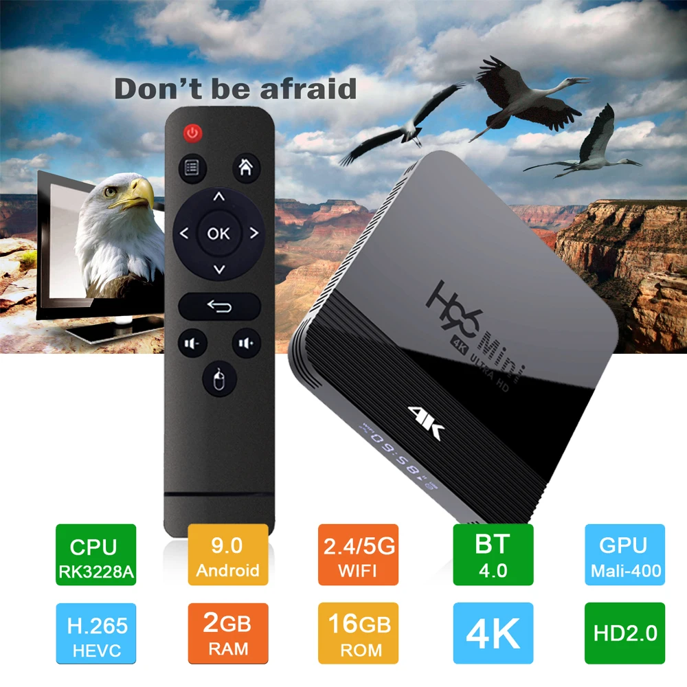 

NEW Android TV Box Rockchip RK3228A h96 mini 4K H.265 4K Smart TV Box Android9.0 Set-Top-Boxs Wifi Allwinner H8 Quad-Core google
