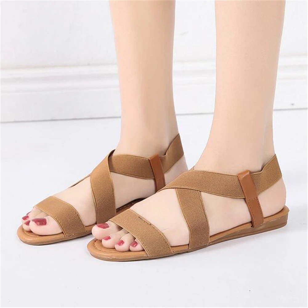 Обувь zapatos de mujer женские сандалии модные повседневные на плоской подошве