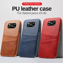 Custodia in pelle di lusso per Xiaomi Poco X3 Pro custodia PocoX3 NFC X3Pro Pocophone Little Poxo X 3 portafoglio antiurto Card Phone Coque