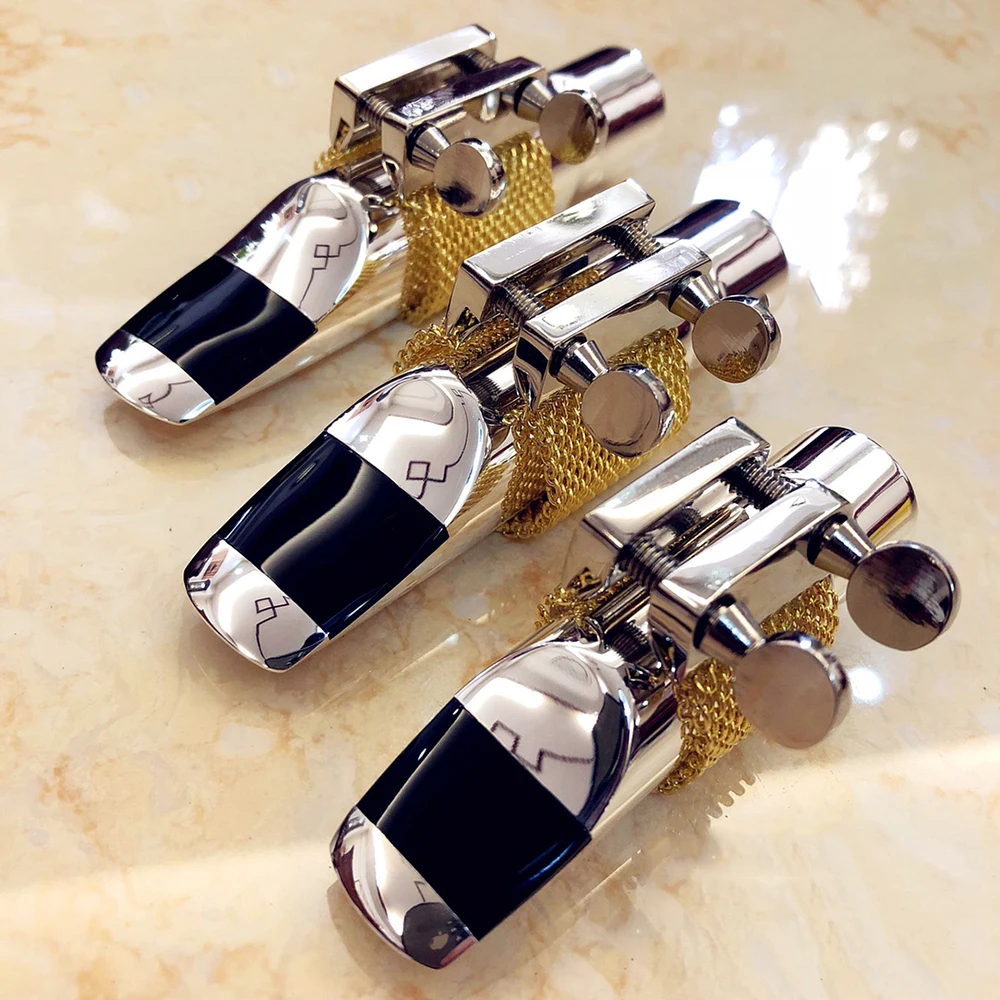 

Metal mouthpiece chain card network card alto saxophone card tweeter sub-tone metal card cap clamp soft card cover