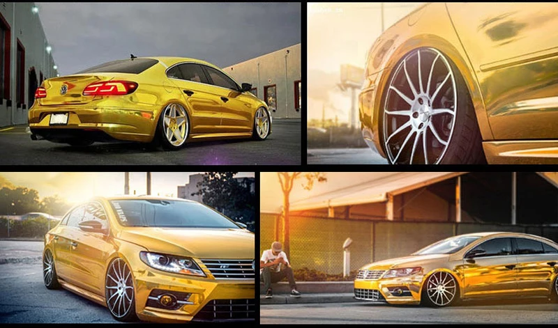 Chrome Gold Vinyl Wrap Sticker-8