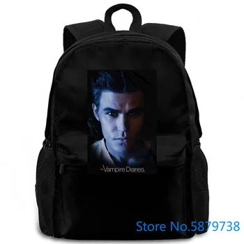 

The Vampire Diaries Stefan Photo adult Slim Fi Brand Lastes women men backpack laptop travel school adult student