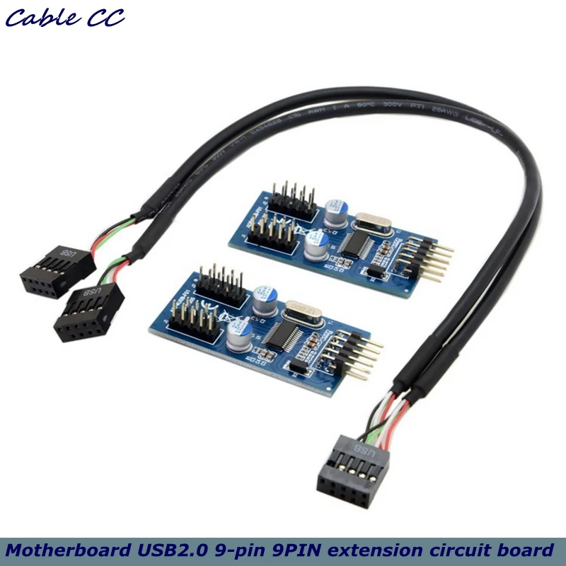 30 см материнская плата USB 9Pin интерфейс коннектора сплиттер отклонения в размерах