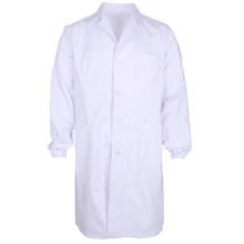 Мужская лабораторная куртка медицинский Доктор Медсестры с длинным рукавом рабочая одежда скрабы униформа