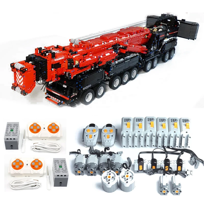Новый модернизированный Мощность передвижной кран здания LTM11200 RC Описание моторы