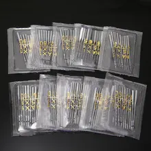 100pcs HAX1 Sewing Needles Flat Shank Assorted Kit for Domestic Sewing Machine Needle Accessories 