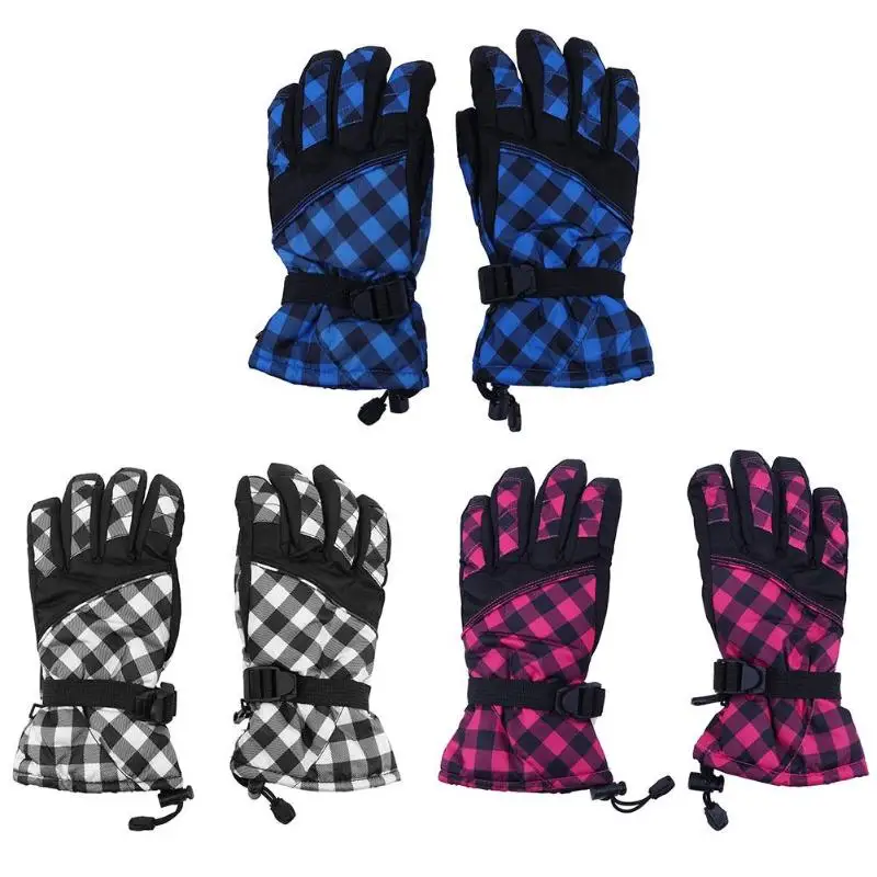 1 пара, мужские, женские, лыжные перчатки, зимние, водонепроницаемые, анти-холодные, теплые перчатки, для спорта на открытом воздухе, для снега, спортивная одежда, для рыбалки, катания на лыжах, перчатки