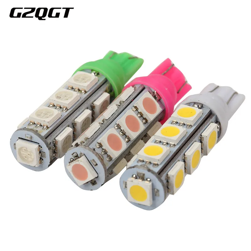 1x T10 13 SMD 5050 белый автомобильный Светодиодный Боковой указатель поворота