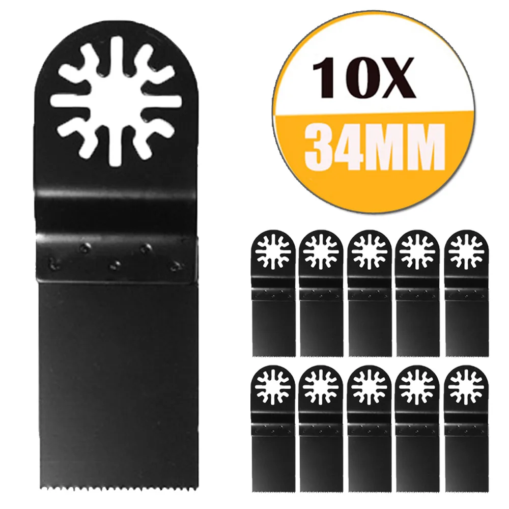 

10Pcs Oscillating Multi Tool Metalworking B42979 High Carbon Steel Cutter For Fein Multimaster