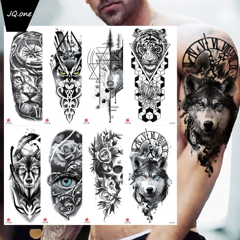 wolf and flower tattoo  Artistic Impressions Tattoo