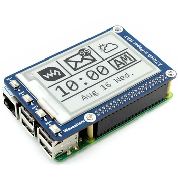 

Waveshare 2.7Inch E-Paper,264X176,E-Ink Display HAT for Raspberry Pi 2B/3B/Zero/Zero W,Color:Black,White,SPI Interface-SCLL