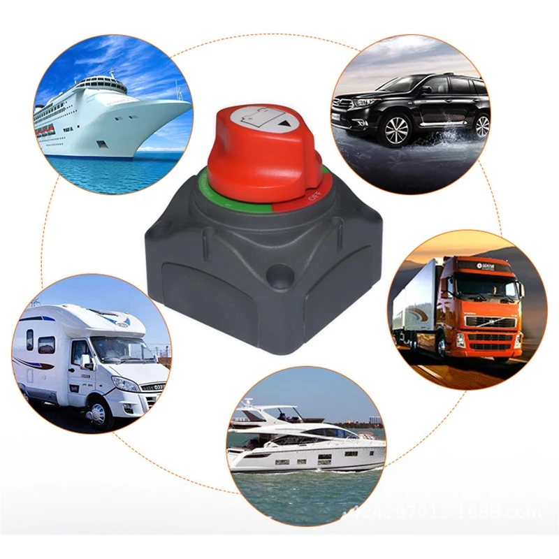 12 V/24 V автомобиль морской Батарея переключатель Батарея разъединение изолятора 3-х позиционный переключатель для грузовика яхты на колесах 1000A Мощность защиты