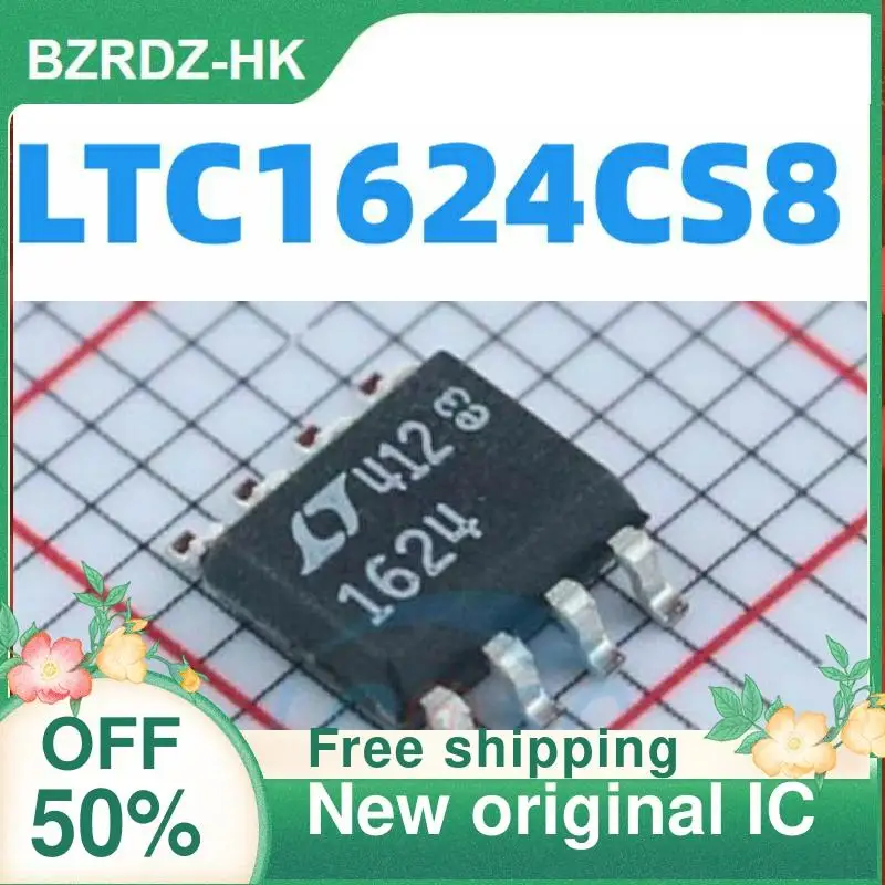 

LT1624CS8 LTC1624CS8 1624 LTC1624 SOP8 новый оригинальный IC, 5 шт.