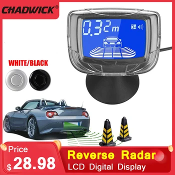 

8 Sensors LCD Display Auto Reverse Radar Detector Parking Sensor Car Reverse Radar Monitor Backup Parking Radar