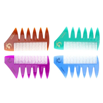 

Pocket Combs Professional 4 Inch Plastic Hair Combs with Fine and Wide Tooth